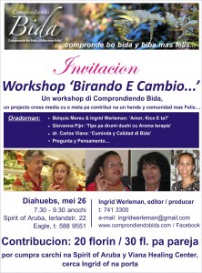 invitation workshop Comprondiendo Bida -Birando E Cambio